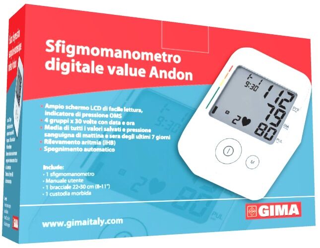 gima misuratore pressione andon