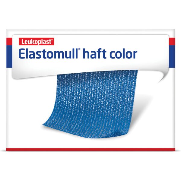 elastomull benda elastica autoadesiva haft blu 6x400cm