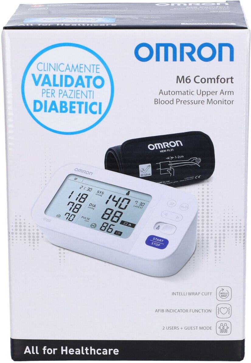 omron m6 omron sfigmomanometro da braccio m6 comfort misuratore di pressione