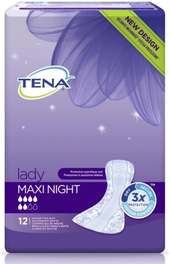 TENA LADY Maxi Night Assorbenti 12 pezzi