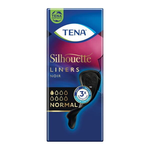 tena proteggi slip nero incontinenza leggera silhouette noir normal 26 pezzi