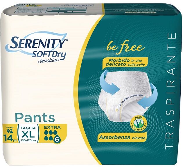 SERENITY pants sd sensitive extra xl 14 pezzi