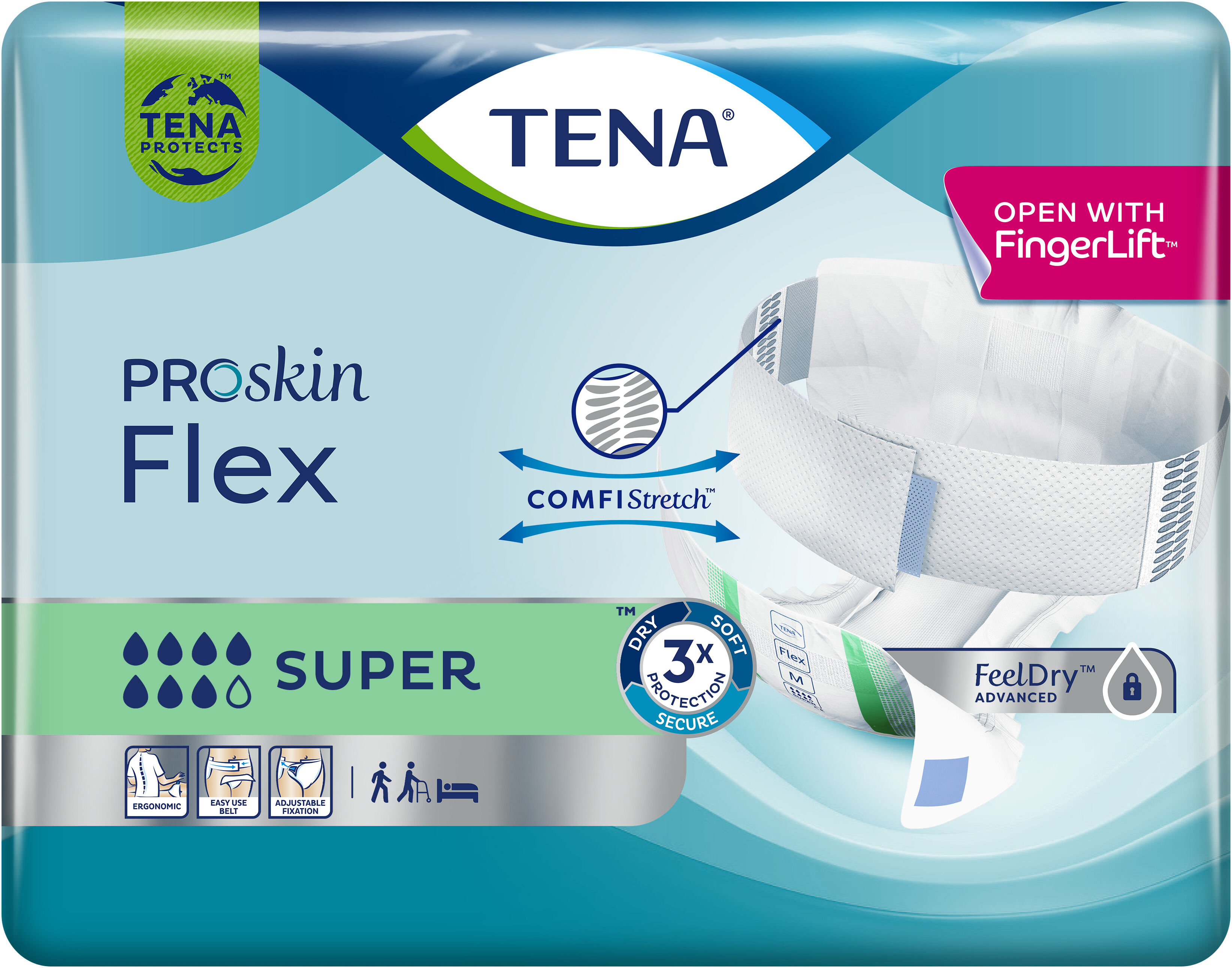 TENA Pannolone per incontinenza flex super extralarge 30 pezzi