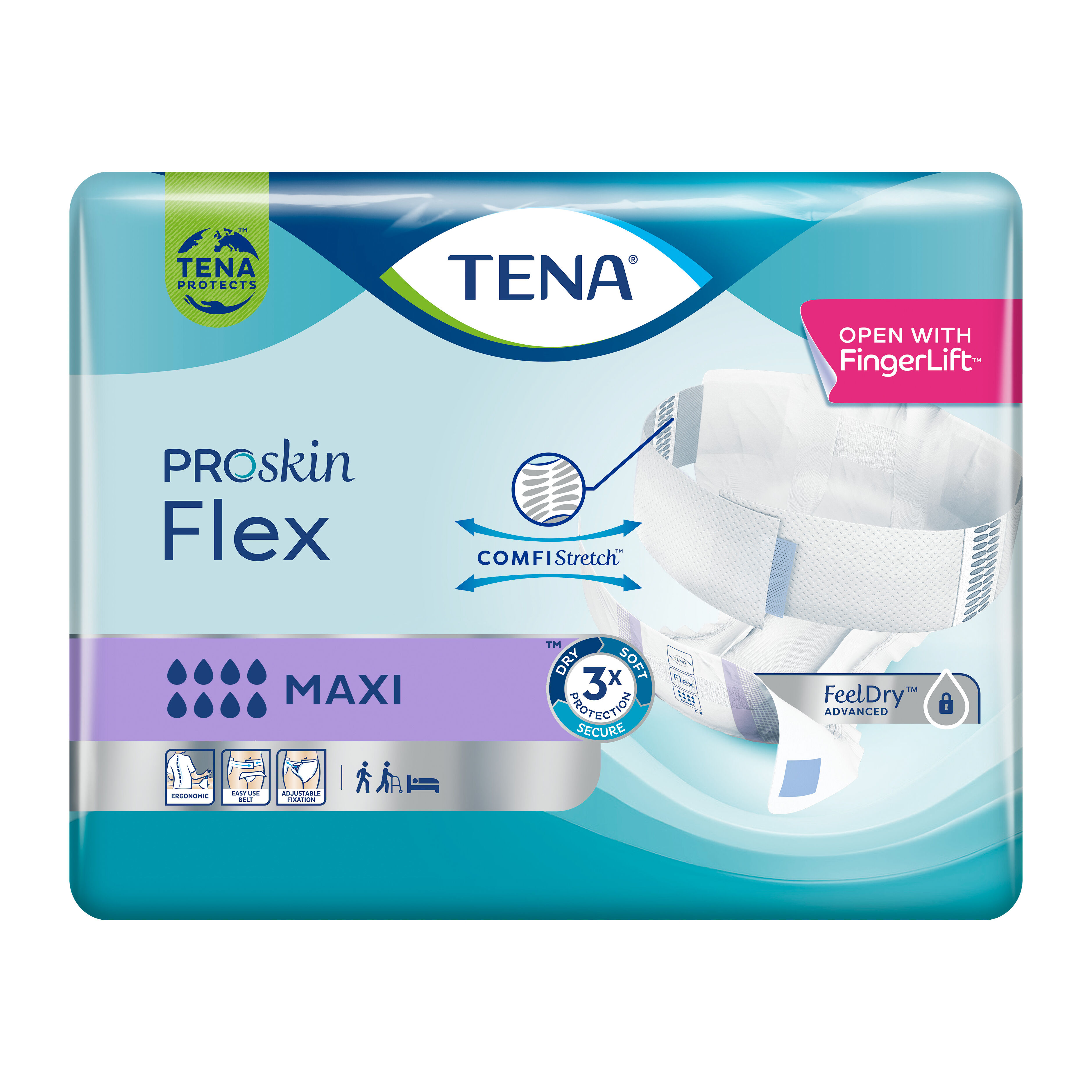 TENA Pannolone per incontinenza flex maxi small 22 pezzi