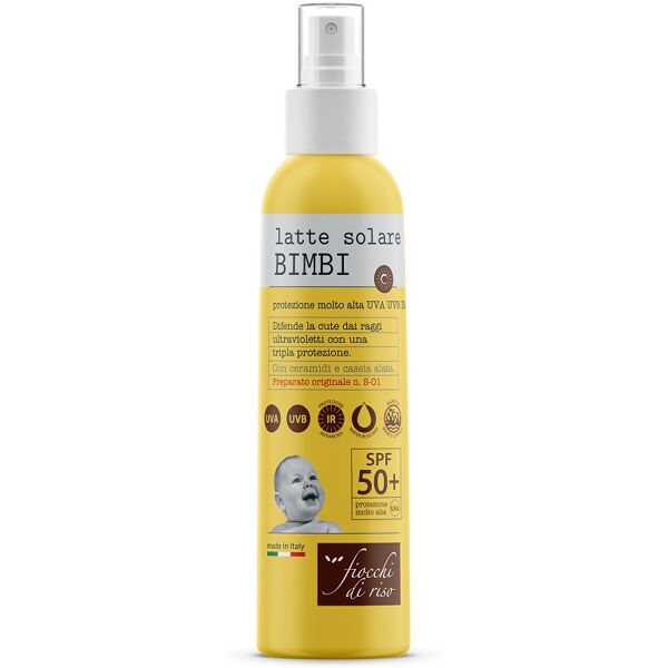 fiocchi di riso latte solare bimbi 50+ 140 ml spray