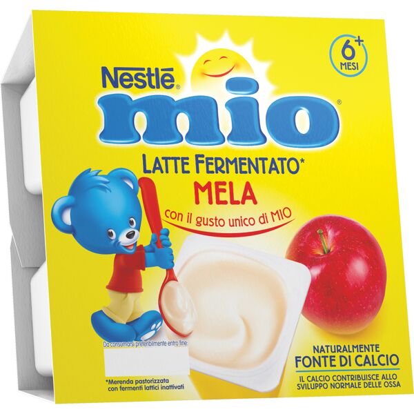 nestle'italiana spa mio merenda latte fermentato mela 4 pezzi da 100 g