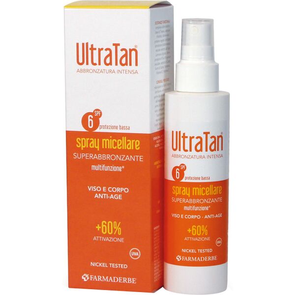 farmaderbe ultratan spf6 acceleratore abbronzatura spray