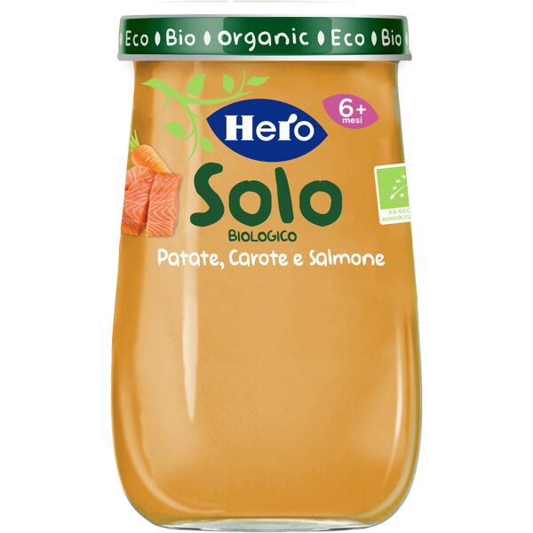 hero solo hero baby solo omogeneizzato salmone verdure 190 g