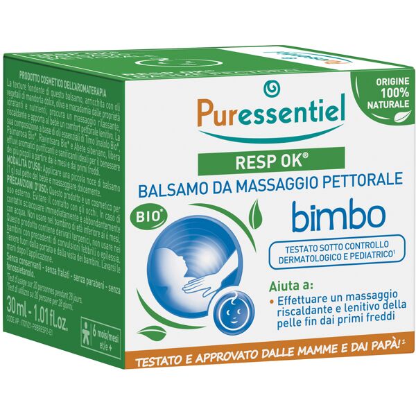 puressentiel balsamo da massaggio resp ok bimbo bio 30 ml