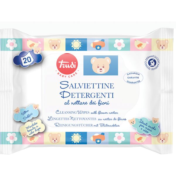 trudi baby care salviettina detergente 20 pezzi