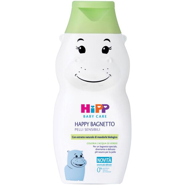 hipp baby care happy bagnetto ippopotamo fun 300 ml