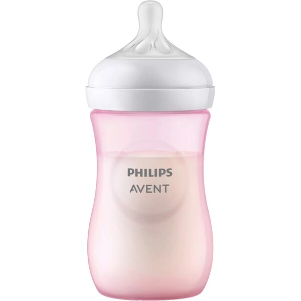 avent biberon natural 3,0 rosa 260 ml