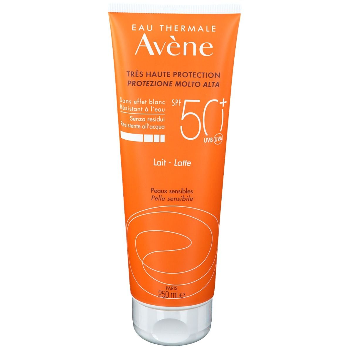 avene avène solare latte corpo spf 50+ protezione molto alta 250 ml