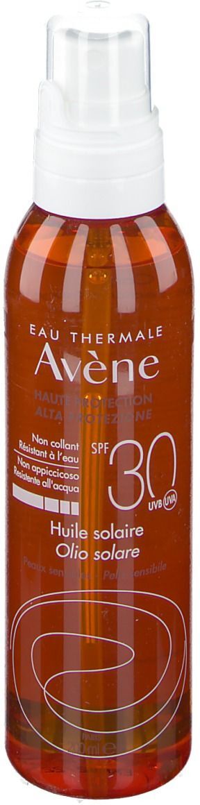 avene avène solare olio corpo spf 30 protezione alta 200 ml