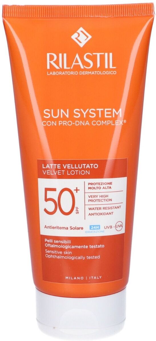 rilastil sun system latte solare vellutato corpo spf50+ 200 ml