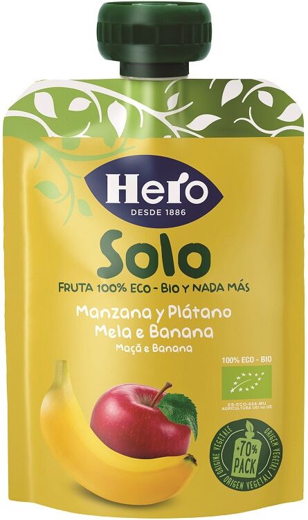 hero solo hero b pouch mela banana 100g