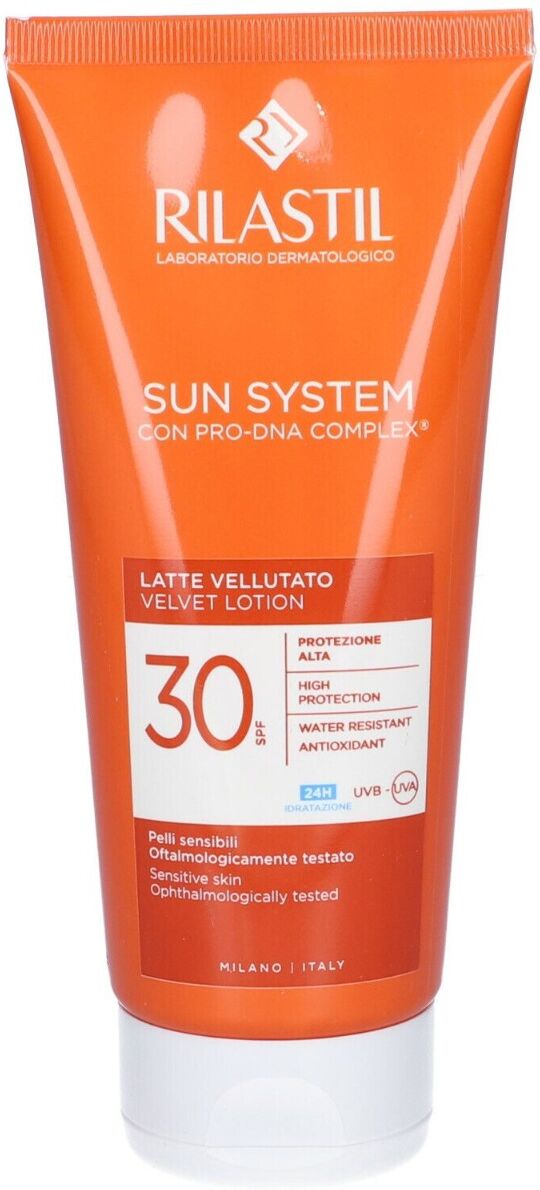 rilastil sun system latte solare vellutato corpo spf 30 200 ml