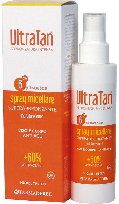 farmaderbe ultratan spf6 acceleratore abbronzatura spray