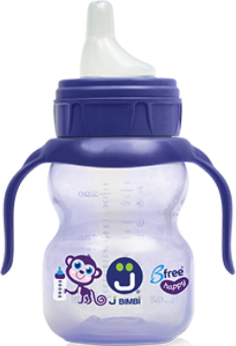 colpharma j bimbi b free sippi 1 viola 240 ml prima tazza con beccuccio in silicone