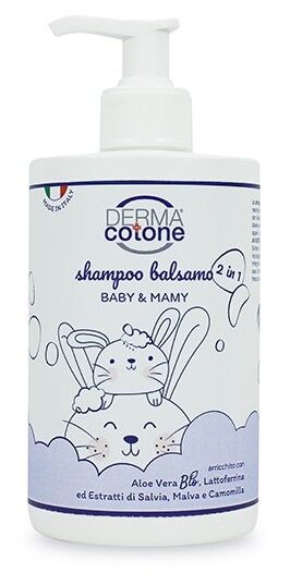 da.ma. distribuzione srl dermacotone shampoo balsamo 2 in 1 baby & mamy 500 ml