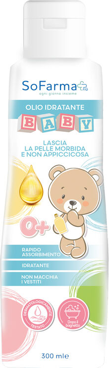 so.farma.morra olio corpo/bagno bambini 300 ml sofarmapiu'