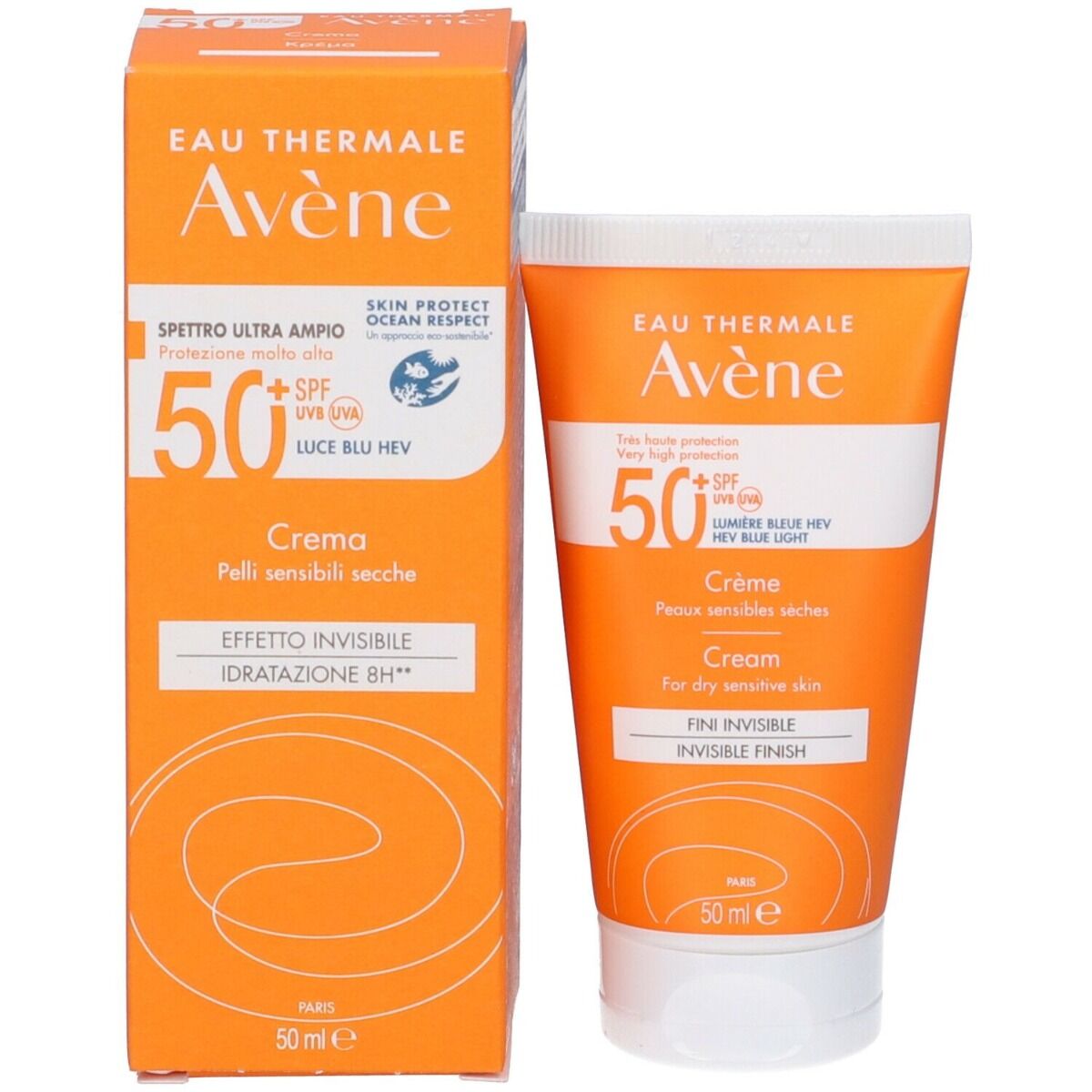 Avene Avène Solare Crema Viso SPF 50+ Protezione Molto Alta 50 ml