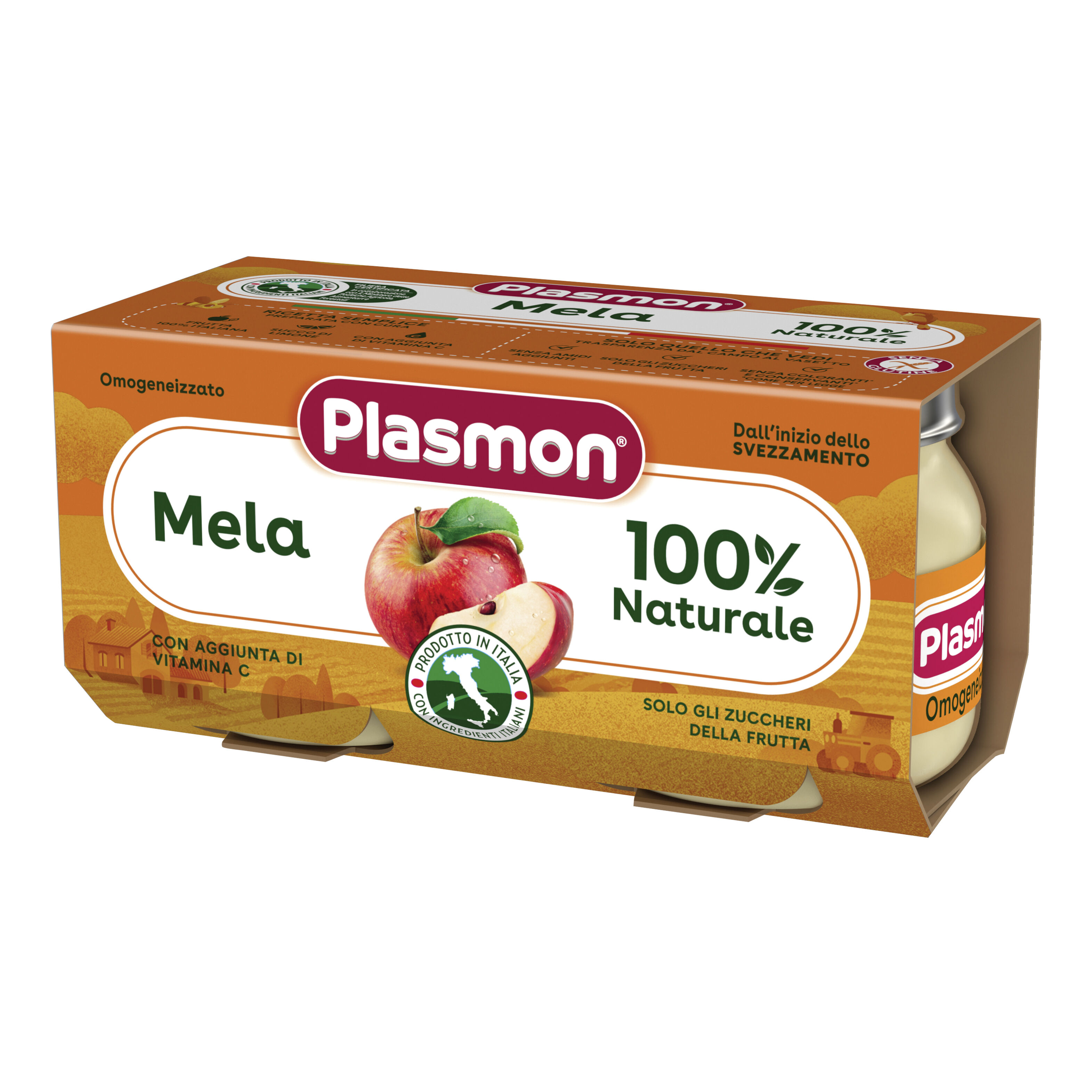 PLASMON omogeneizzato mela 2 x 80 g