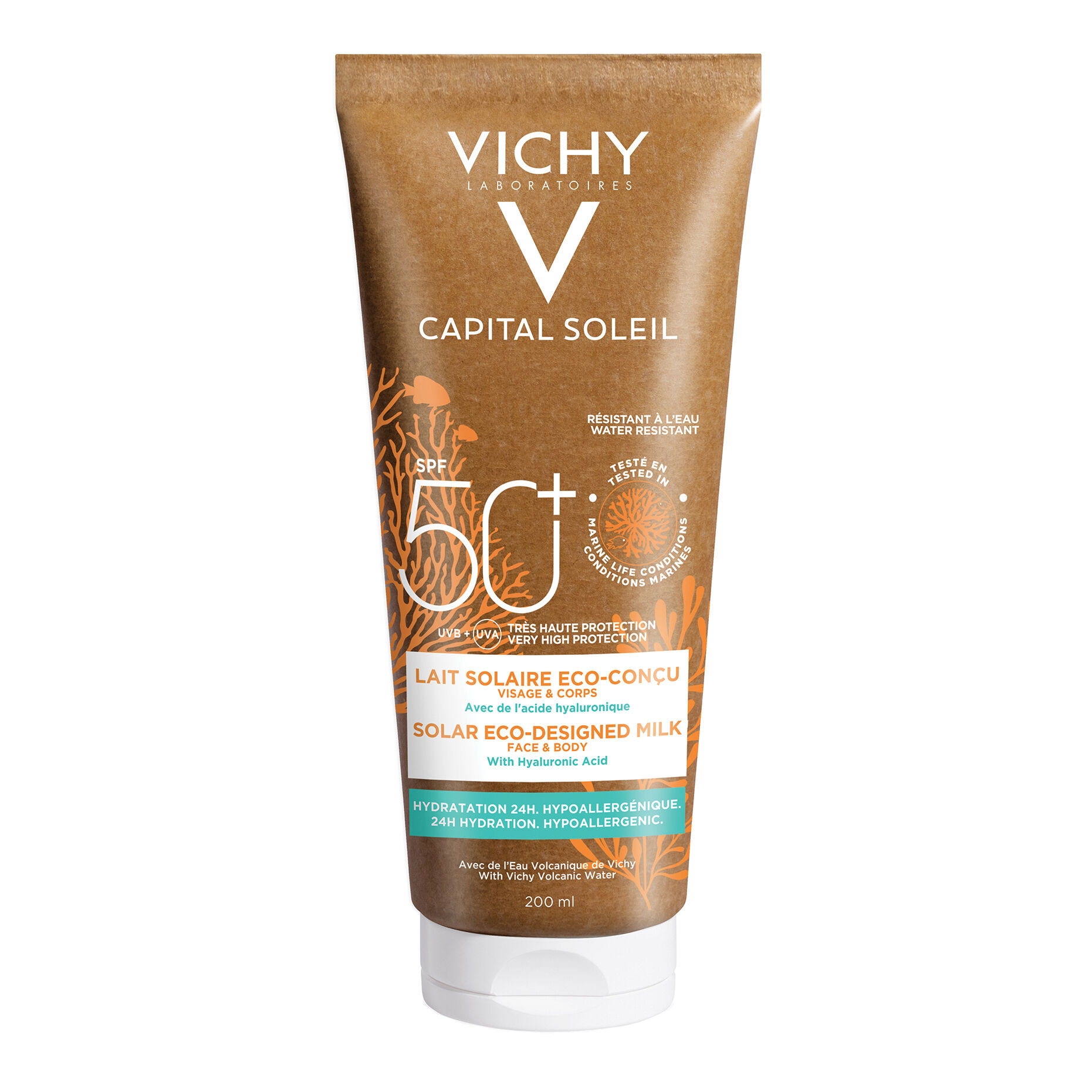 Vichy Capital soleil latte solare eco-sostenibile spf50+ 200 ml