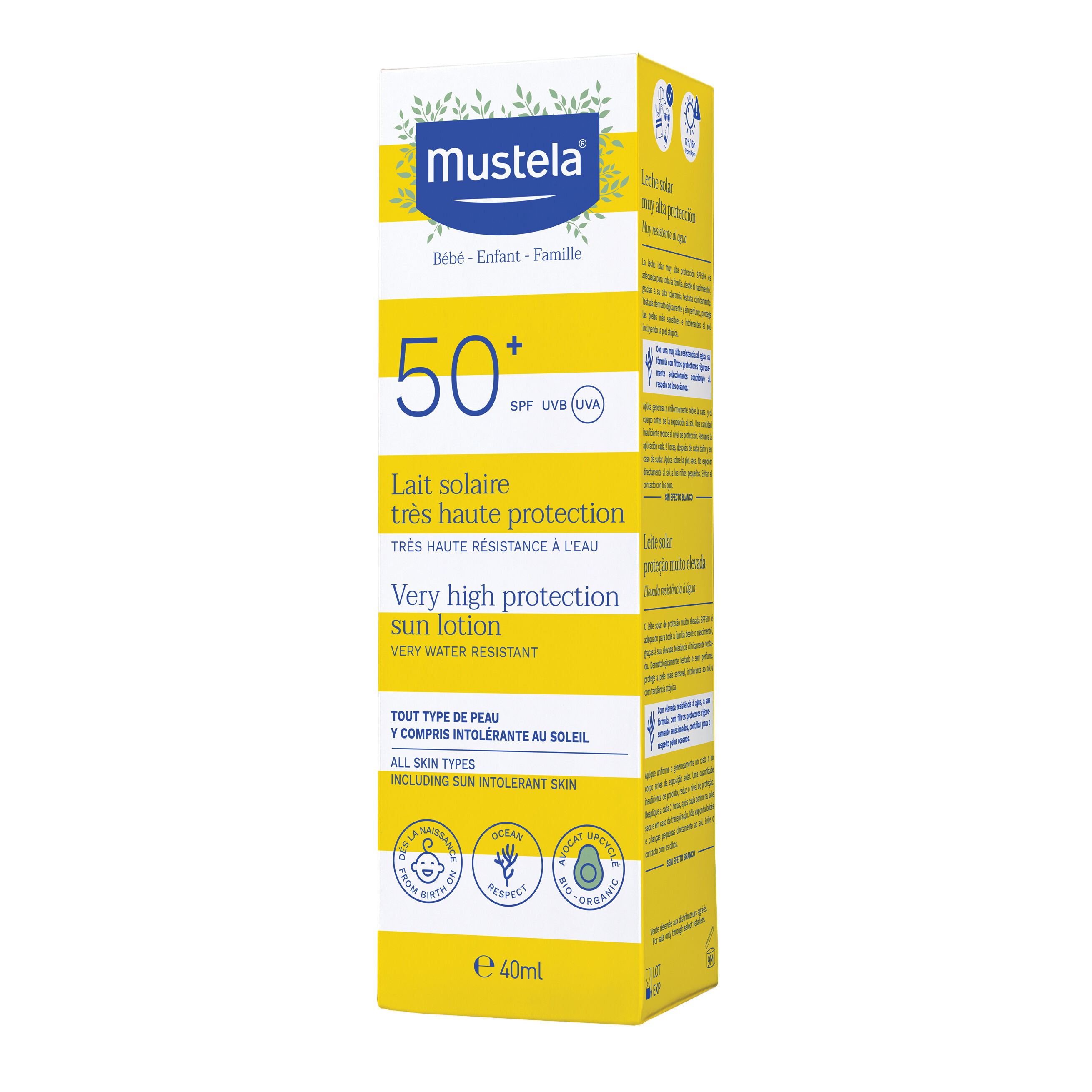 MUSTELA latte solare 40 ml