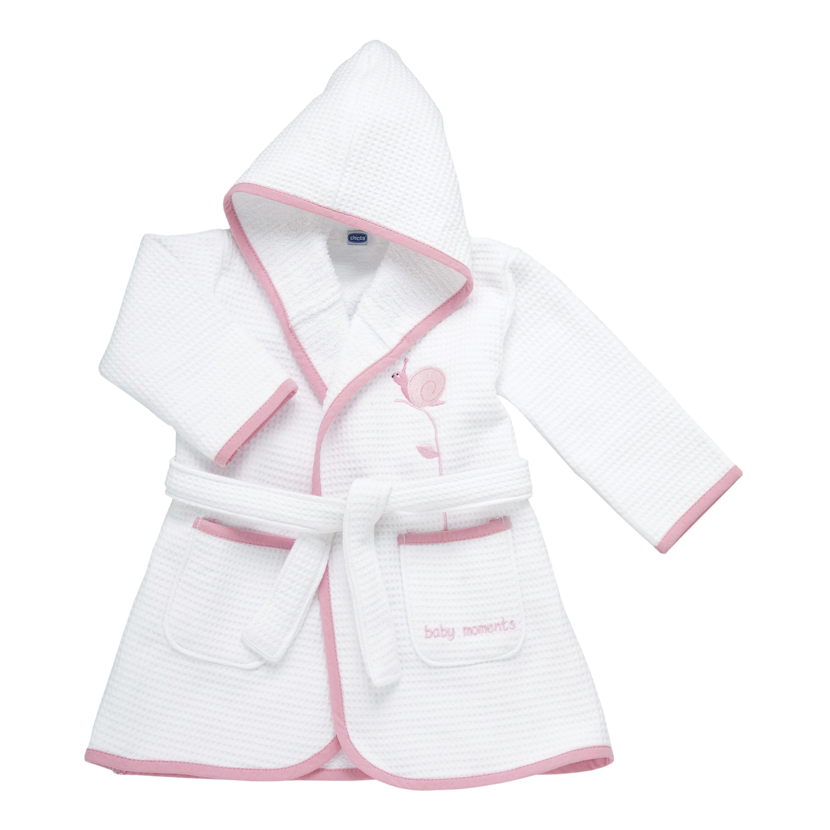 Chicco accappatoio piquet rosa 12m+