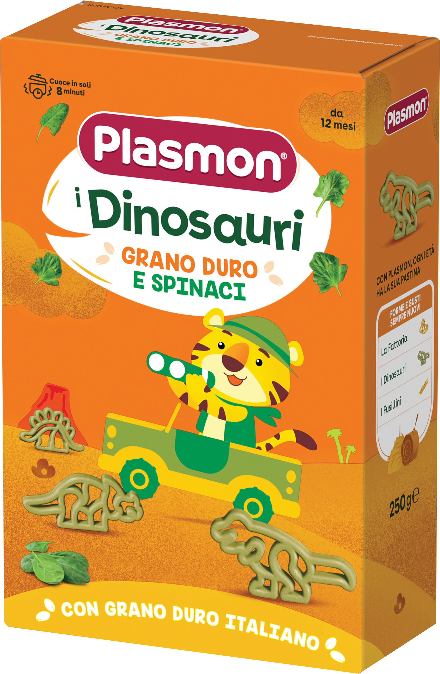 PLASMON pasta dinosauri e spinaci 250 g