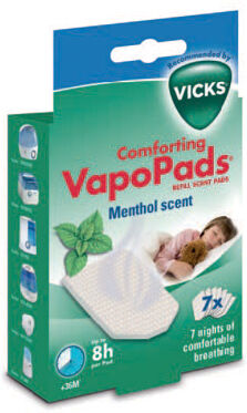 gr farma srl vicks vapopads menthol scent 7 pezzi