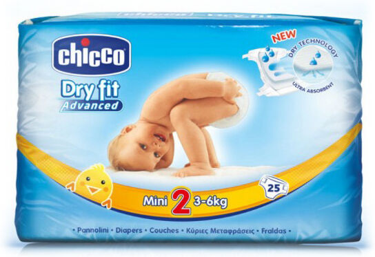 chicco ch dry fit advance mini 25 pezzi