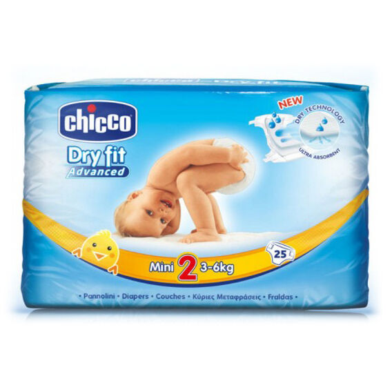 Chicco Ch dry fit advance mini 25 pezzi