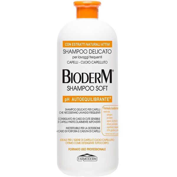 farmoderm srl bioderm shampoo soft 1000 ml