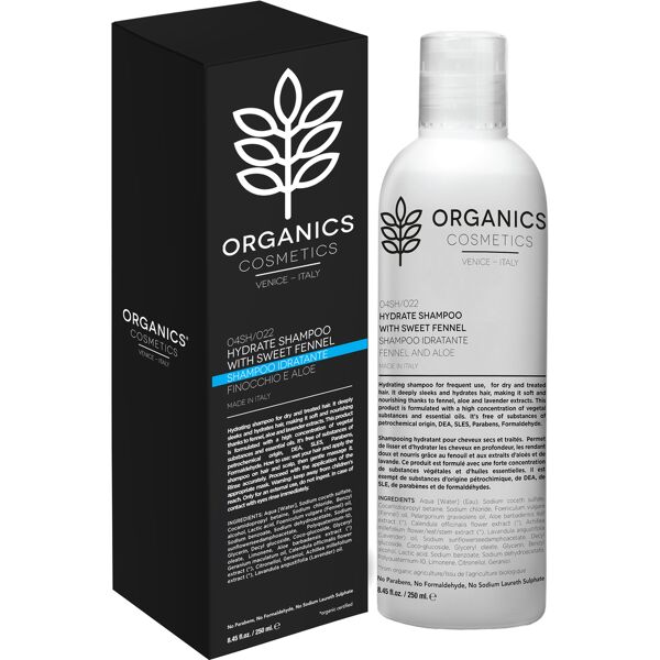 sma srl organics pharm hydrate shampoo with sweet fennel