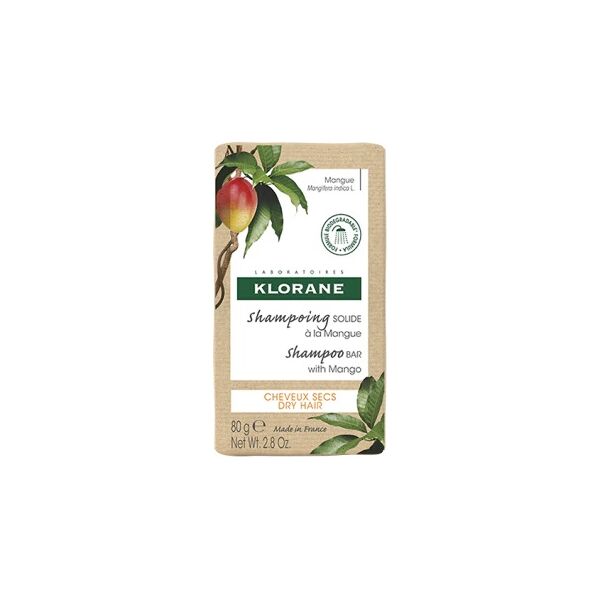 klorane shampoo solido mango 80 g