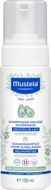 mustela shampoo mousse neonato per crosta lattea 150 ml