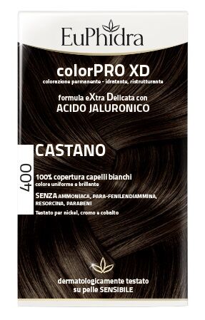 euphidra colorpro xd 400 castano tintura capelli extra delicata