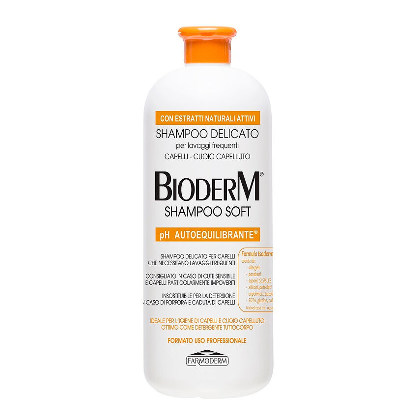 farmoderm srl bioderm shampoo soft 1000 ml
