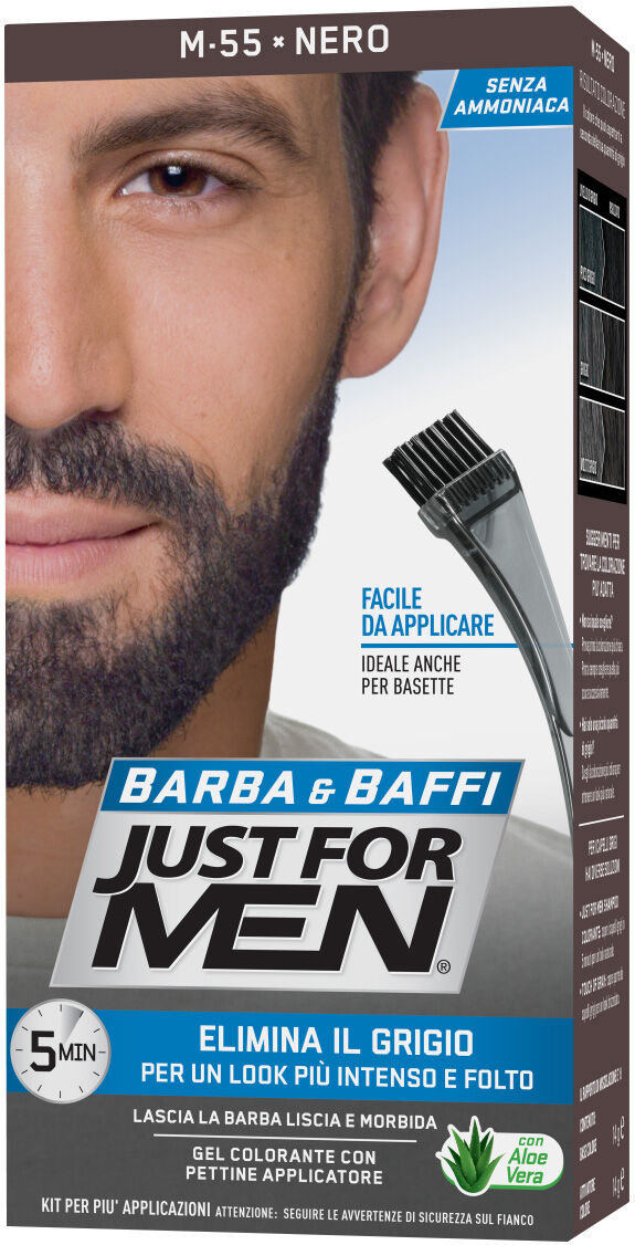 just for men barba & baffi m55 nero 51 g