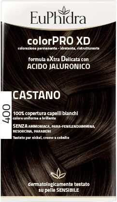 EUPHIDRA COLORPRO XD 400 Castano Tintura Capelli Extra Delicata