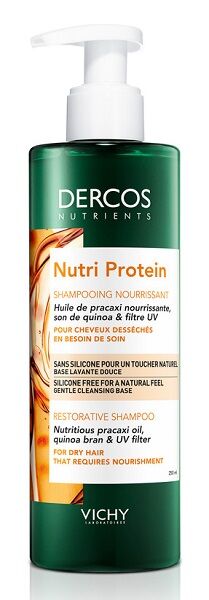 Vichy Dercos Nutrients Shampoo Nutri Protein Capelli Crespi E Secchi 250 ml