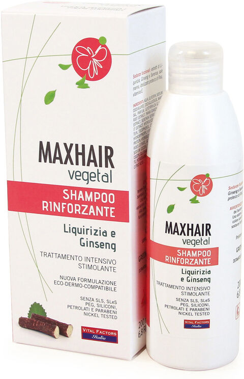 VITAL FACTORS MAXHAIR VEGETAL Max hair vegetal shampoo rinforzante 200 ml