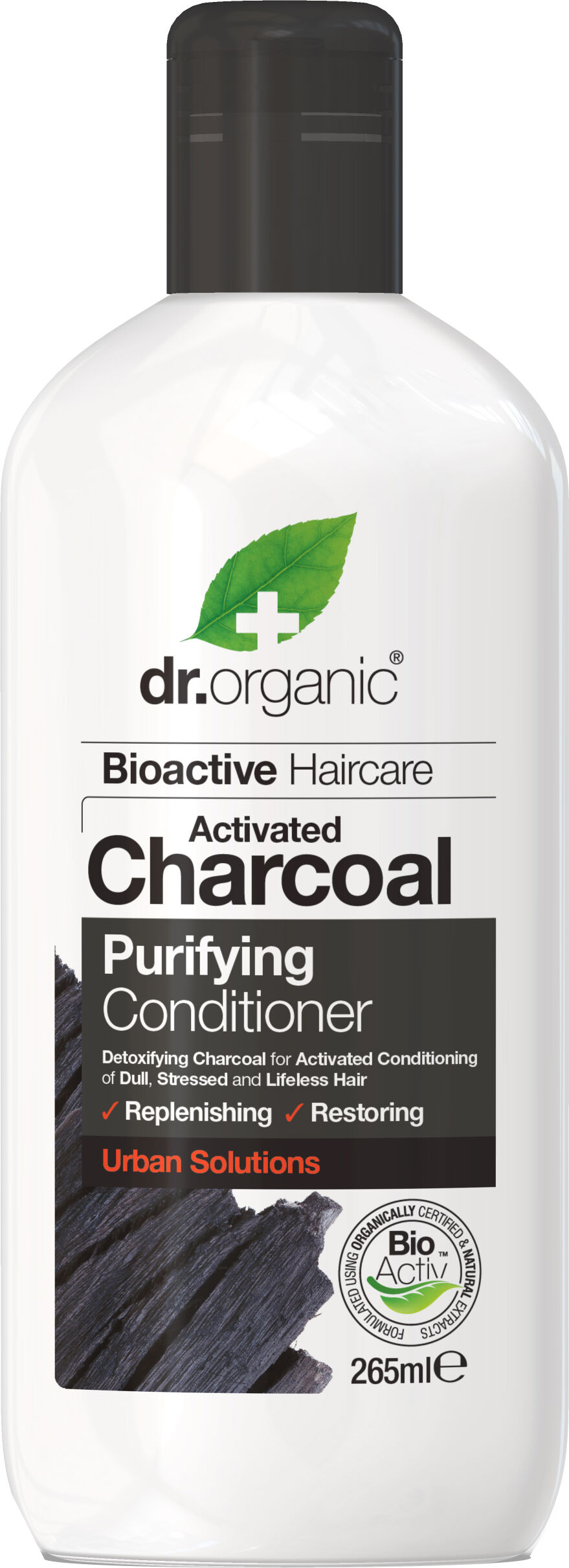 OPTIMA NATURALS Srl Dr organic charcoal carbone attivo conditioner balsamo 265 ml