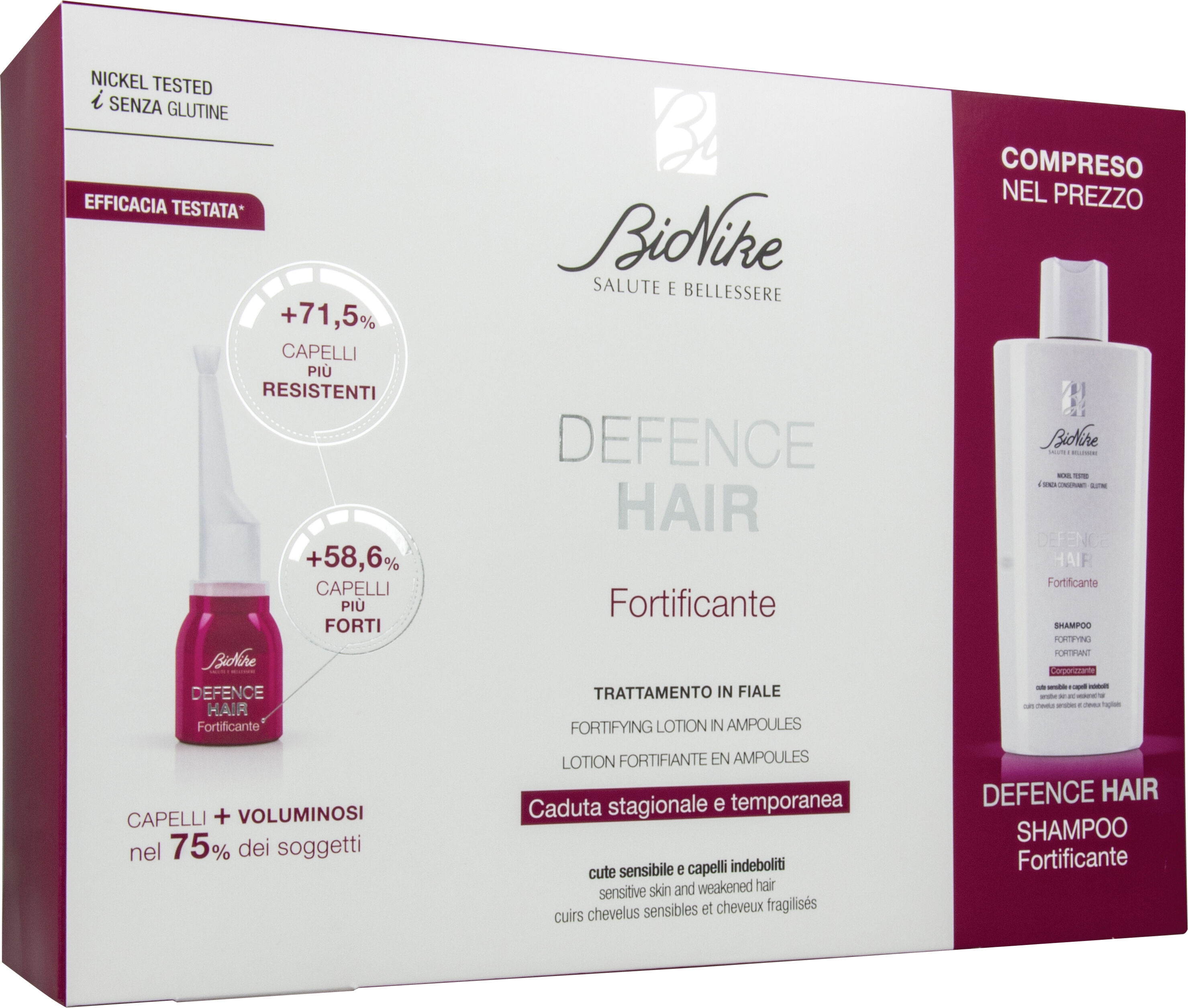 Bionike Defence hair bipack ridens+sh