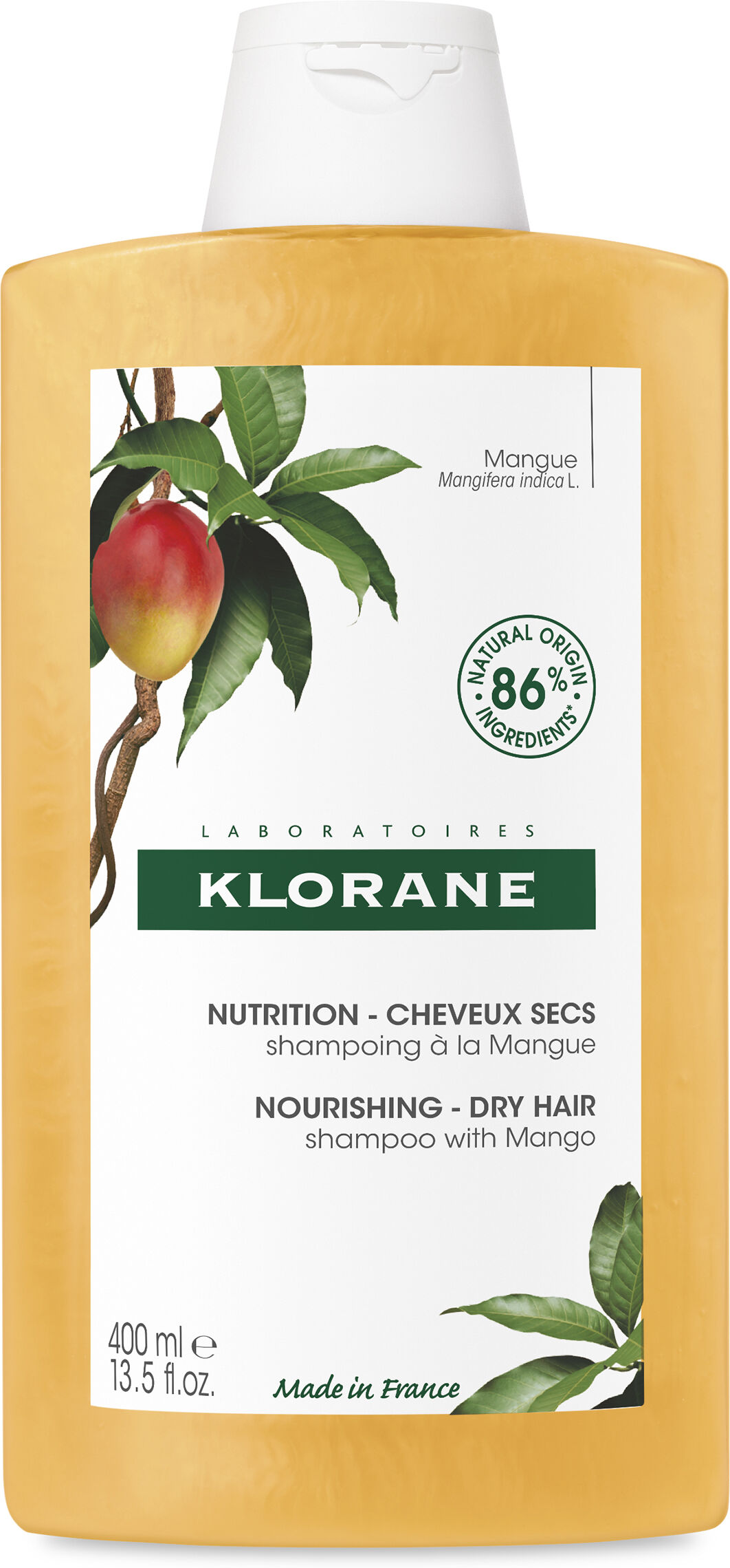 Klorane shampoo al burro di mango 400 ml