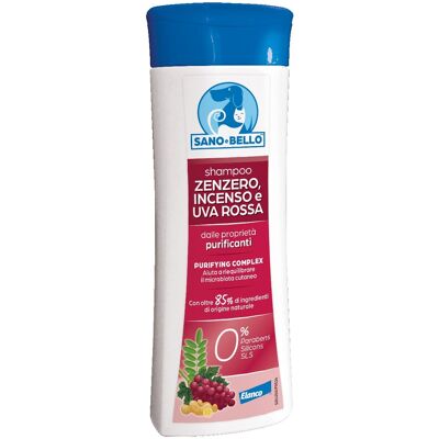 Shampoo Sano e Bello Zenzero Incenso Uva Rossa - Shampoo Shampoo Sano e Bello Zenzero Incenso Uva Rossa - Shampoo