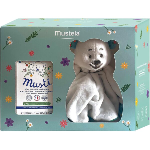 mustela cofanetto musti acqua profumata + peluche