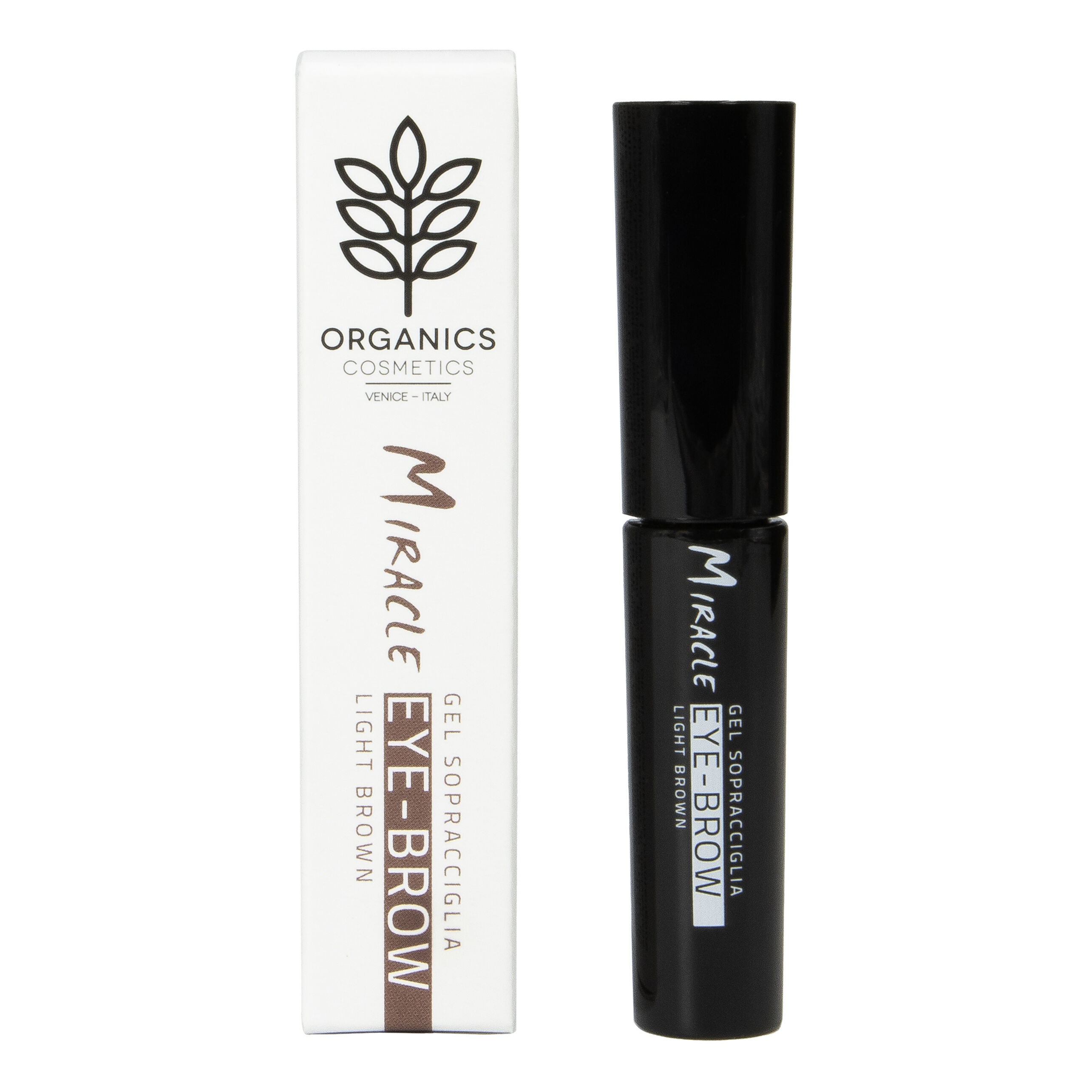 SMA Srl Organics cosmetics miracle eyebrow light brown 5 ml